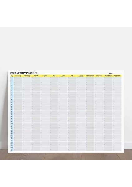 2025 Yıllık Planlayıcı Duvar Takvimi, Sade, Modern, Fonksiyonel Tasarım fiyatları