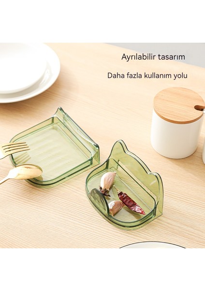 Mutfak Saklama Kabı Kapağı Drenaj Rafı (Yurt Dışından)