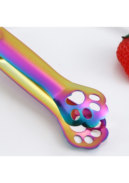 Paslanmaz Çelik Kedi Pençesi Spatula Salata Tatlı Küp Şeker Maşası Bekü Biftek Ekmek Maşası (Yurt Dışından)