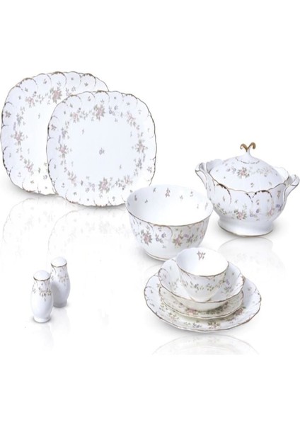 Roy Kıng Queen Garden 58 Prç Yemek Takımı Byt 006