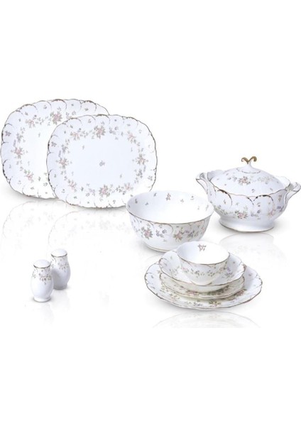 Roy Kıng Queen Garden 58 Prç Yemek Takımı Byt 006