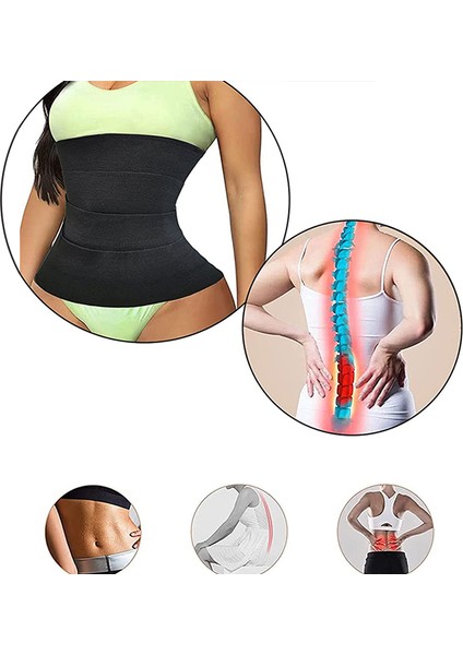 Terleticii Termal Sauna Göbek Bel Incelten Sıkılaştıran Terleten Yağ Yakmaa Kemeri