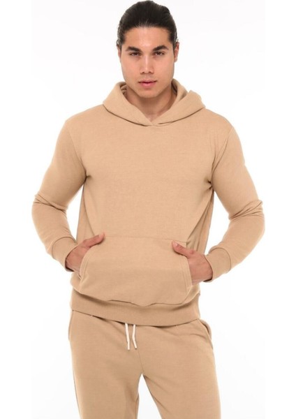 Erkek 3 Iplik Içi Pamuklu Oversize Uzun Kollu Sweatshirt