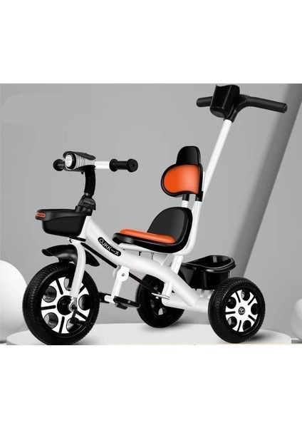 Çocuk Pedalı Itme Üç Tekerlekli Bisiklet 1-2-3-5--6 Yaşında Büyük Bebek Bisikleti (Yurt Dışından)