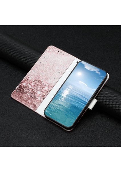 Google Piksel 7 Pro Manyetik Mermer Desen Tam Koruma Için Flip Case (Yurt Dışından)