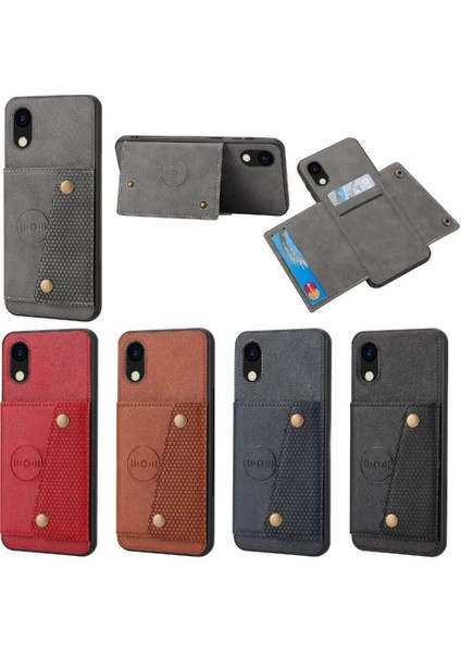 Samsung Galaxy A03 Çekirdek Kart Tutucu Cüzdan Kılıf Kickstand Için Cüzdan Kılıf (Yurt Dışından)