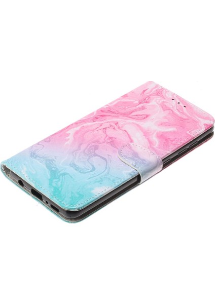 Samsung Galaxy A21S Tam Koruma Için Flip Case Mermer Desen Manyetik (Yurt Dışından) fırsatları