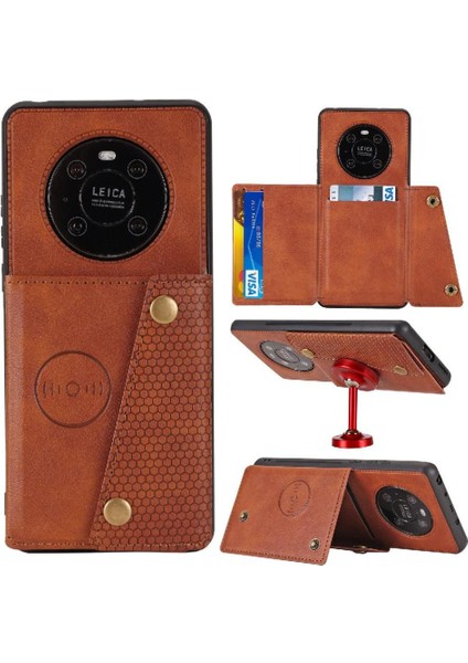 Huawei Mate 40 Için Cüzdan Durumda Darbeye Koruyucu Buit Demir Cüzdan (Yurt Dışından)