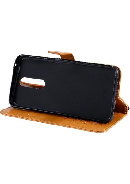 Oppo F11 Pu Deri Manyetik Kapak Için Flip Case Darbeye Kapak ile (Yurt Dışından)