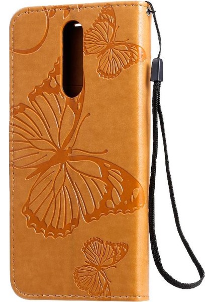 Oppo F11 Pu Deri Manyetik Kapak Için Flip Case Darbeye Kapak ile (Yurt Dışından)