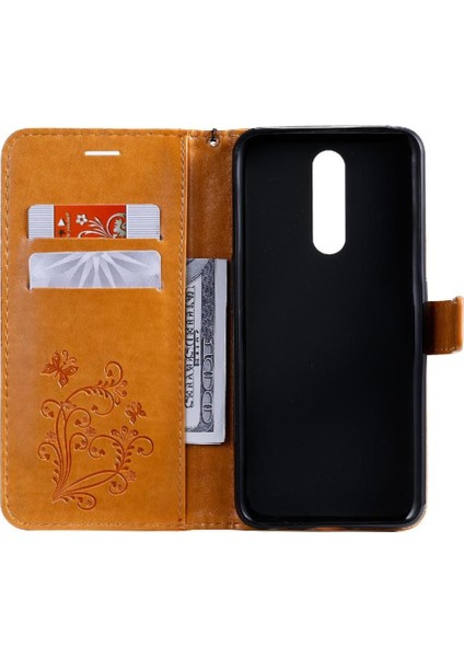 Oppo F11 Pu Deri Manyetik Kapak Için Flip Case Darbeye Kapak ile (Yurt Dışından)