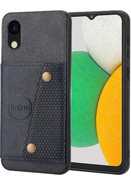 Samsung Galaxy A03 Çekirdek Kart Tutucu Cüzdan Kılıf Kickstand Için Cüzdan Kılıf (Yurt Dışından)