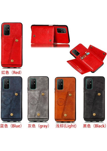 Samsung Galaxy M52 5g Buit Için Cüzdan Kılıf Demir Cüzdan Kılıf Kickstand (Yurt Dışından)