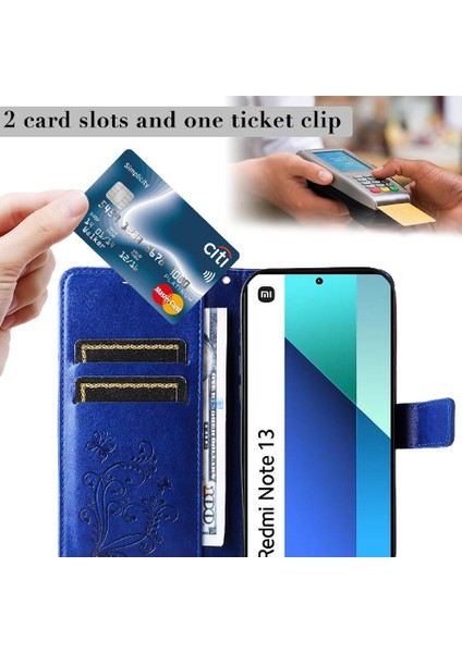 Xiaomi Redmi Not 13 Için Flip Case 4g Flip Kickstand Pu Deri Darbeye (Yurt Dışından) indirimleri