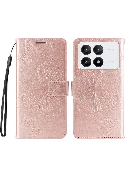 Kart Yuvası Standı Manyetik Kapak Kapak ile Xiaomi Redmi K70E Için Flip Case (Yurt Dışından) fiyatları