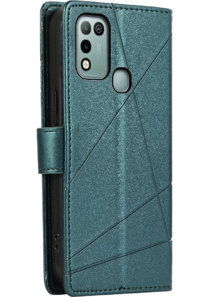 Infinix Sıcak 11 Için Flip Case Kickstand Darbeye Üç Kart Yuvaları Oyna (Yurt Dışından)