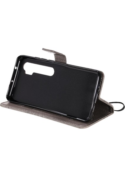 Xiaomi Not 10 Için Flip Case Kickstand Pu Deri Manyetik Kapak ile (Yurt Dışından)