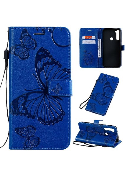 Xiaomi Redmi Not 8t Için Flip Case Kart Yuvası Standı ile Darbeye Kapak (Yurt Dışından)