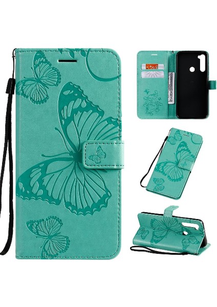 Xiaomi Redmi Not 8t Için Flip Case Kart Yuvası Standı ile Darbeye Kapak (Yurt Dışından)