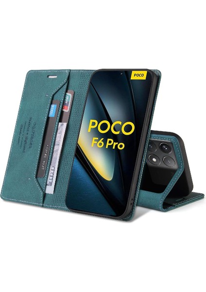 Xiaomi Poco F6 Pro Premium Deri Premium Deri Iki Için Flip Case (Yurt Dışından) indirimleri
