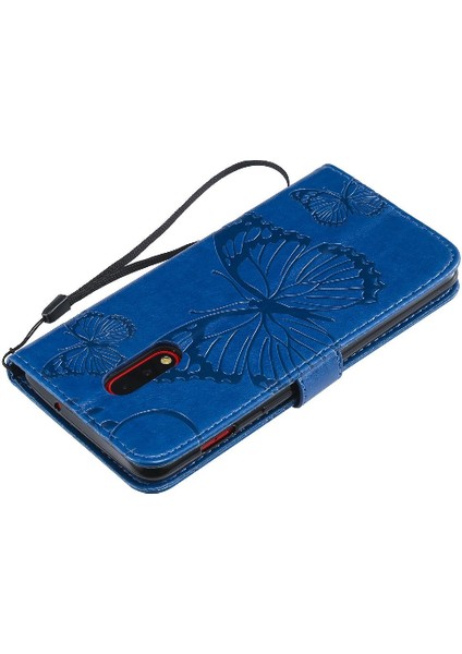 Oneplus 6t Için Flip Case Pu Deri Darbeye Kapak ile Kickstand Çevirin (Yurt Dışından)