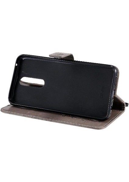 Oppo F11 Pu Deri Manyetik Kapak Için Flip Case Darbeye Kapak ile (Yurt Dışından)