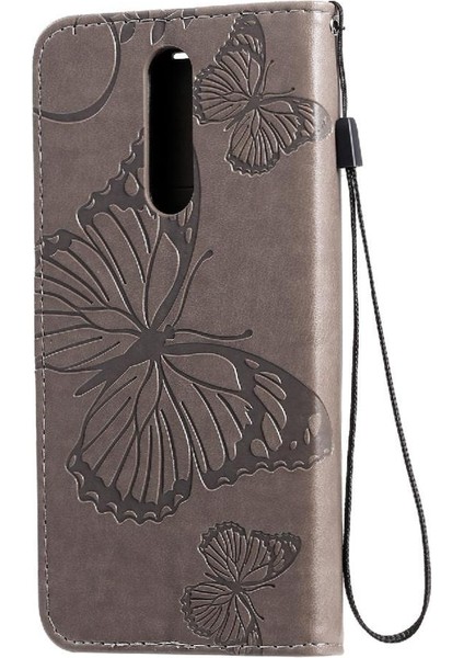 Oppo F11 Pu Deri Manyetik Kapak Için Flip Case Darbeye Kapak ile (Yurt Dışından)