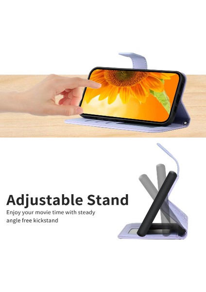 Kart Yuvası ile Realme C65 4g Için Kılıf Standı Deri Cüzdan Kickstand ile (Yurt Dışından)