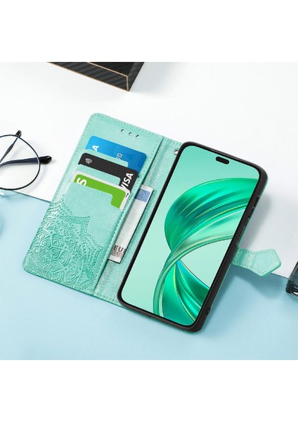 Onur X8B Için Flip Case Zarif Desen Kapak Çevirin Deri Kılıf Basit (Yurt Dışından)