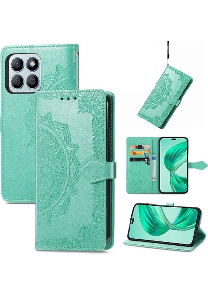 Onur X8B Için Flip Case Zarif Desen Kapak Çevirin Deri Kılıf Basit (Yurt Dışından)