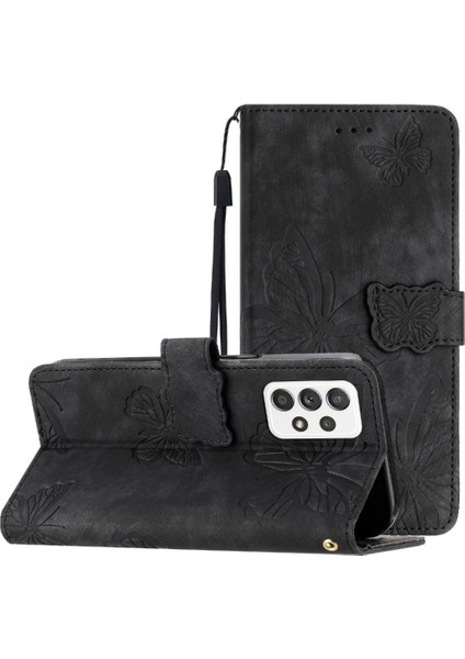 Samsung Galaxy Için Flip Case A52S 5g Pu Deri Kart Yuvaları Tutucu Cüzdan (Yurt Dışından)