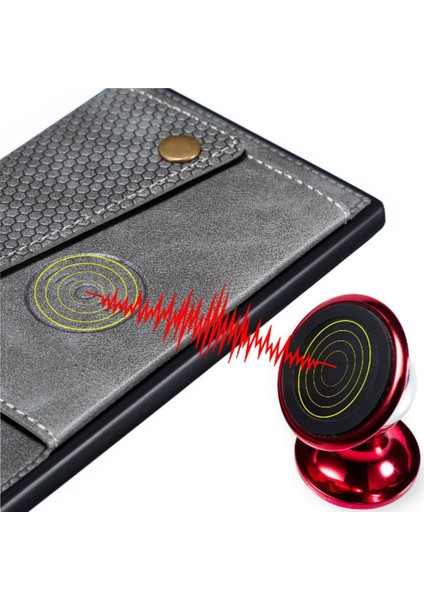 Cüzdan Kılıf Için Huawei P20 Lite Buit Demir Kickstand Kart Tutucu Cüzdan (Yurt Dışından) fiyatları