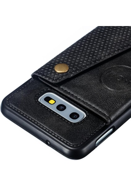 Samsung Galaxy A91 Kickstand Kart Tutucu Darbeye Cüzdan Için Cüzdan Kılıf (Yurt Dışından)