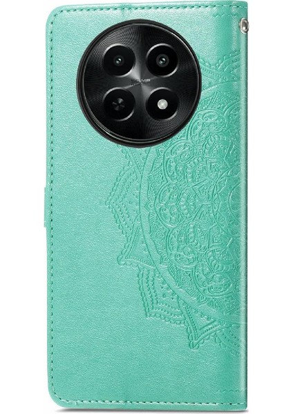 Realme 12 5g Için Flip Case Zarif Desen Darbeye Kapak Basit (Yurt Dışından) fiyatları