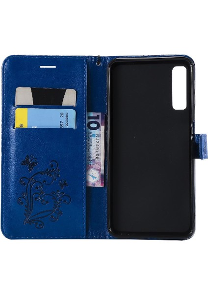 Samsung Galaxy A7 2018 Flip Kickstand Darbeye Kapak Kapak Için Flip Case (Yurt Dışından)