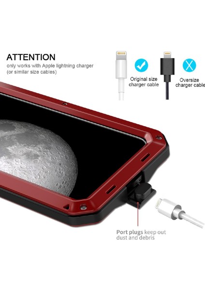 Iphone 7/8 360 Için Kılıf Tam Vücut Koruyucu Kapak Açık Spor Alüminyum (Yurt Dışından)