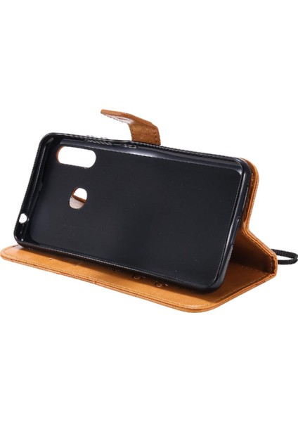 Kart Yuvası Standı Manyetik Kapak ile Samsung Galaxy Acase Pu Deri Kılıf (Yurt Dışından)