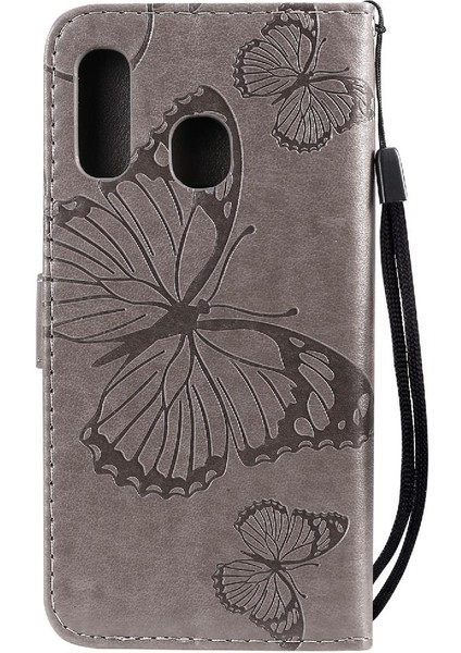 Kart Yuvası Standı ile Samsung Galaxy A40 Flip Case Kickstand Pu (Yurt Dışından) fırsatları
