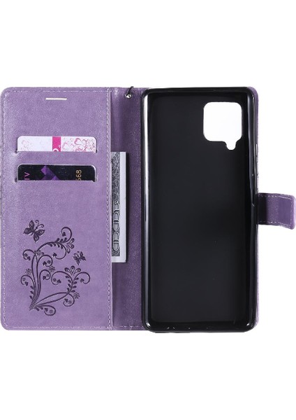 Samsung Galaxy Case 5g Flip Kickstand Darbeye Kapak Pu Deri (Yurt Dışından)