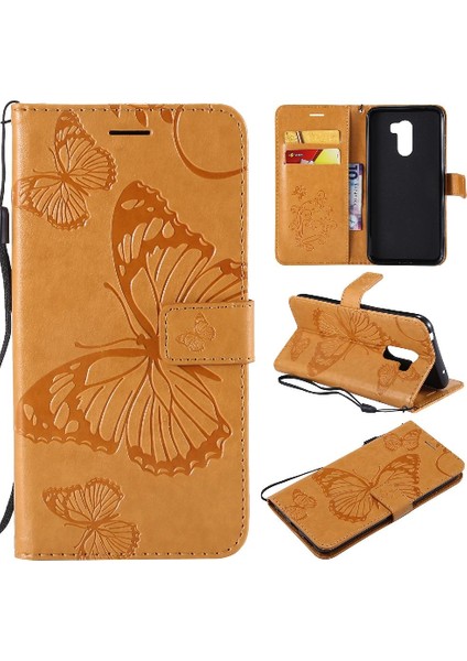 Kart Yuvası Standı ile Xiaomi Pocophone F1 Için Flip Case Pu Deri Manyetik (Yurt Dışından)
