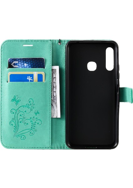 Kart Yuvası Standı Manyetik Kapak ile Samsung Galaxy Acase Pu Deri Kılıf (Yurt Dışından)