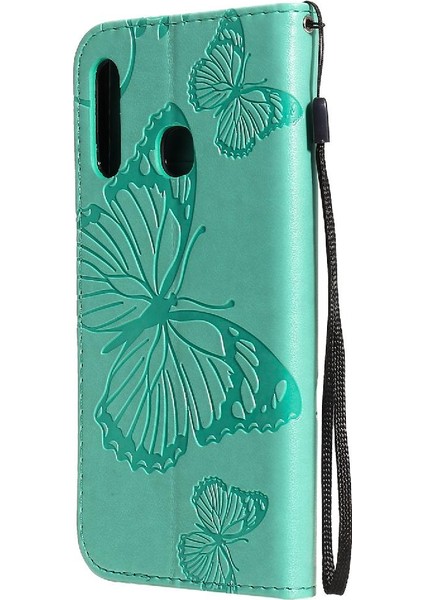 Kart Yuvası Standı Manyetik Kapak ile Samsung Galaxy Acase Pu Deri Kılıf (Yurt Dışından)