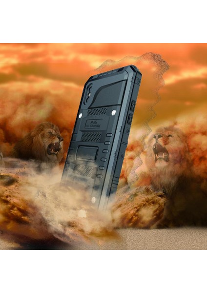 Iphone Için Su Geçirmez Kılıf X/xs 12FT Askeri Darbeye Dayanıklı Metal Tam Vücut (Yurt Dışından) fırsatları