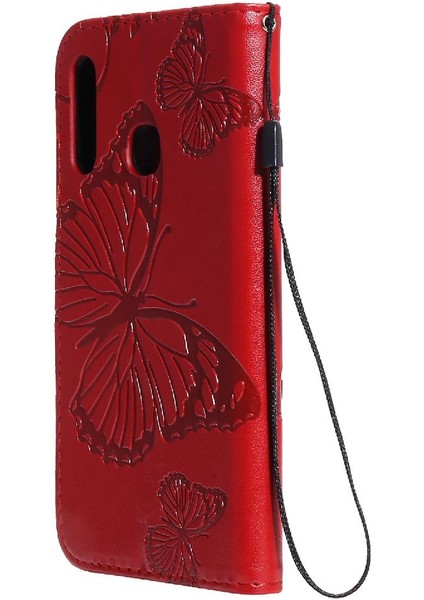 Kart Yuvası Standı Manyetik Kapak ile Samsung Galaxy Acase Pu Deri Kılıf (Yurt Dışından)