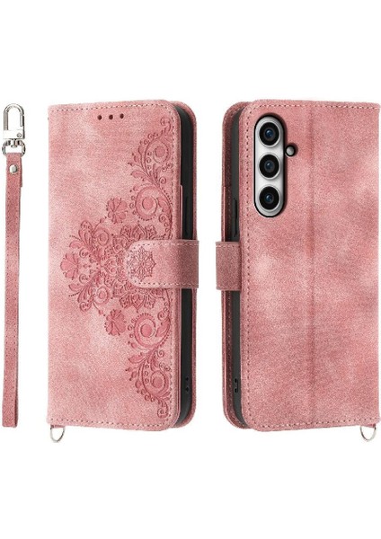 Samsung Galaxy S23 Fe Çoklu Kredi Kartı Yuvaları Bileklik Için Flip Case (Yurt Dışından)