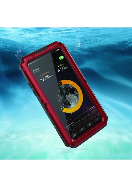 Iphone Için Su Geçirmez Kılıf X/xs 12FT Askeri Darbeye Dayanıklı Metal Tam Vücut (Yurt Dışından) modelleri