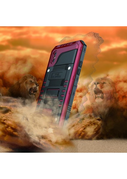 Iphone Için Su Geçirmez Kılıf X/xs 12FT Askeri Darbeye Dayanıklı Metal Tam Vücut (Yurt Dışından) fırsatları