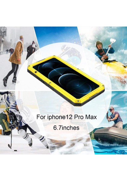Iphone 12 Için Su Geçirmez Kılıf Pro Max Ağır Dayanıklı IP68 Su Geçirmez (Yurt Dışından) modelleri