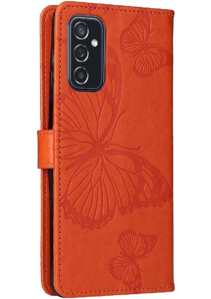 Samsung Galaxy M52 5g Darbeye Kapak Flip Kickstand Pu Deri (Yurt Dışından)