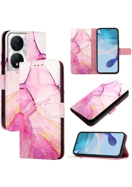 Onur Oynamak Için Kılıf 50 Artı 5g Mermer Desen Cüzdan Pu Deri Kickstand (Yurt Dışından) indirimleri